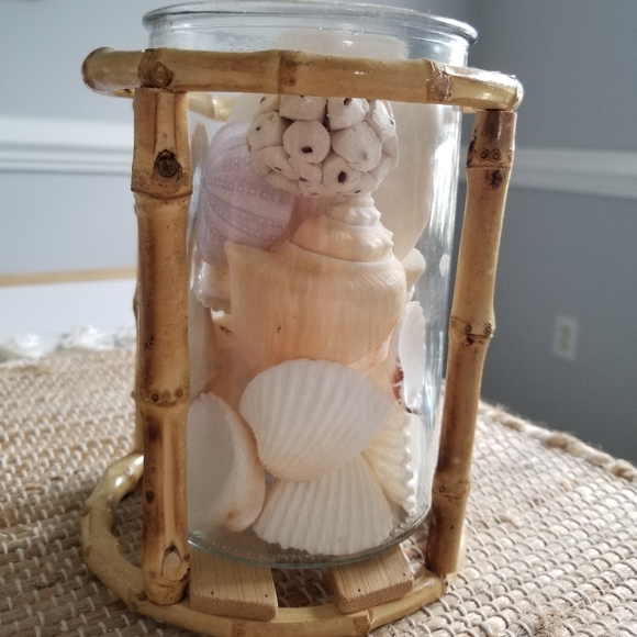 Hobby Lobby Other - 🍁🍂Rattan Candle Holder - Hobby Lobby